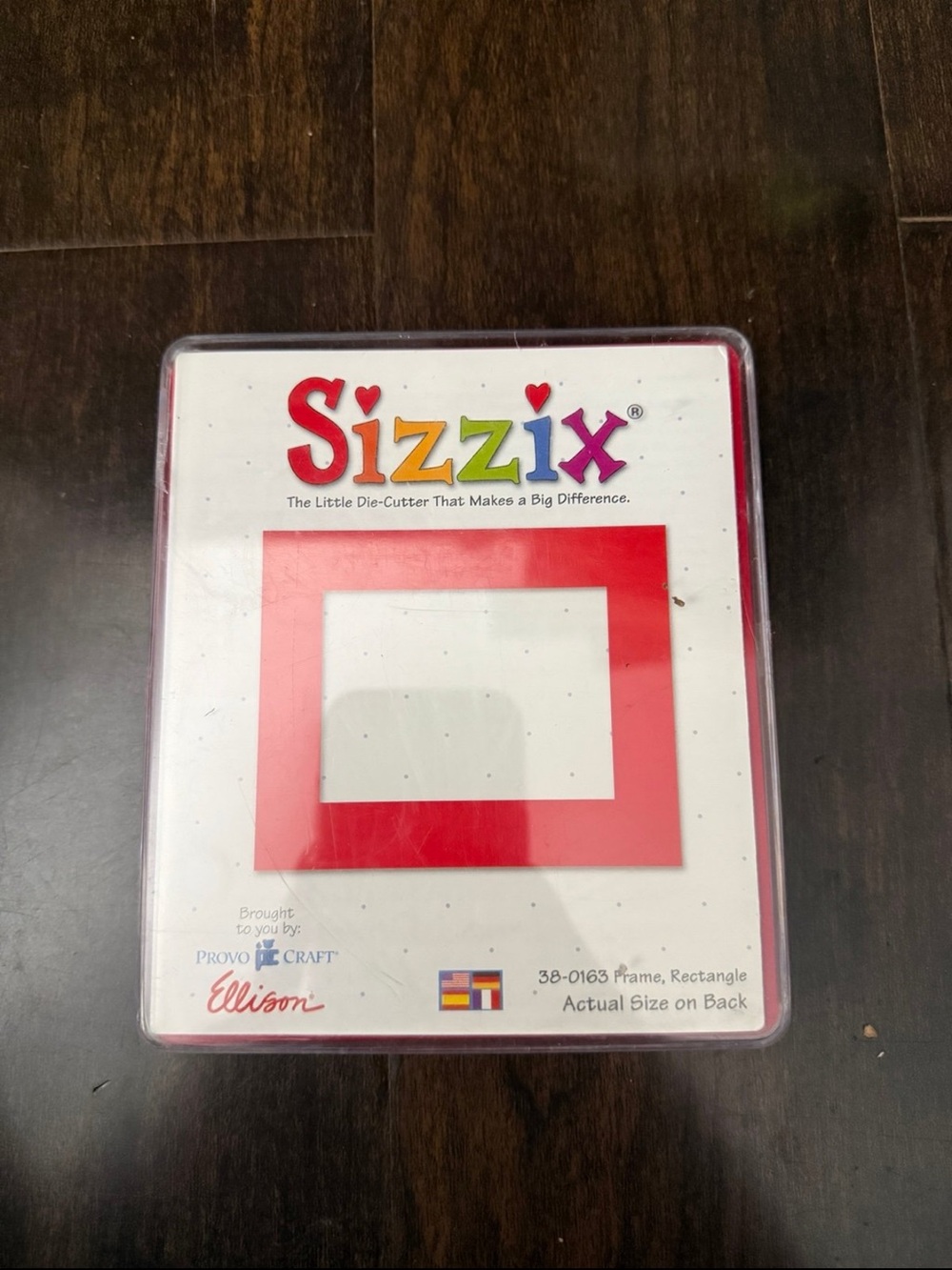 Sizzix frame die cut